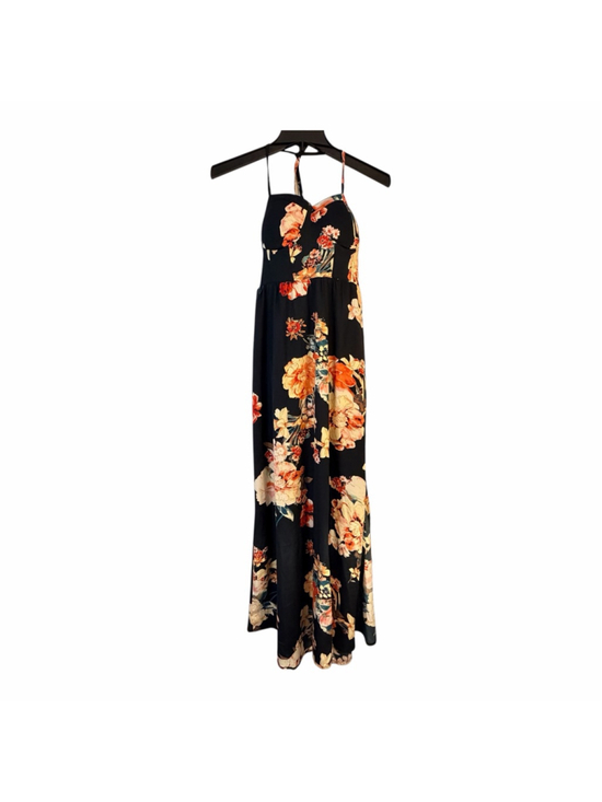 Band Of The Free Dresses & Skirts - Band of the Free Floral Halter Maxi Dress Black NWOT b15